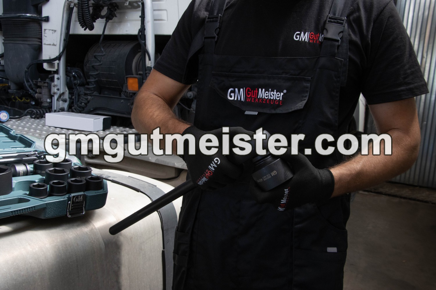 НАБІР ГОЛОВОК ТОРЦЕВИХ УДАРНИХ GUT MECHANIC 3/4" З ТРЕЩІТКОЮ ТА ВОРОТКАМИ 25ШТ ISS13425 - фото 10